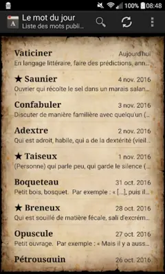 Le mot du jour android App screenshot 2